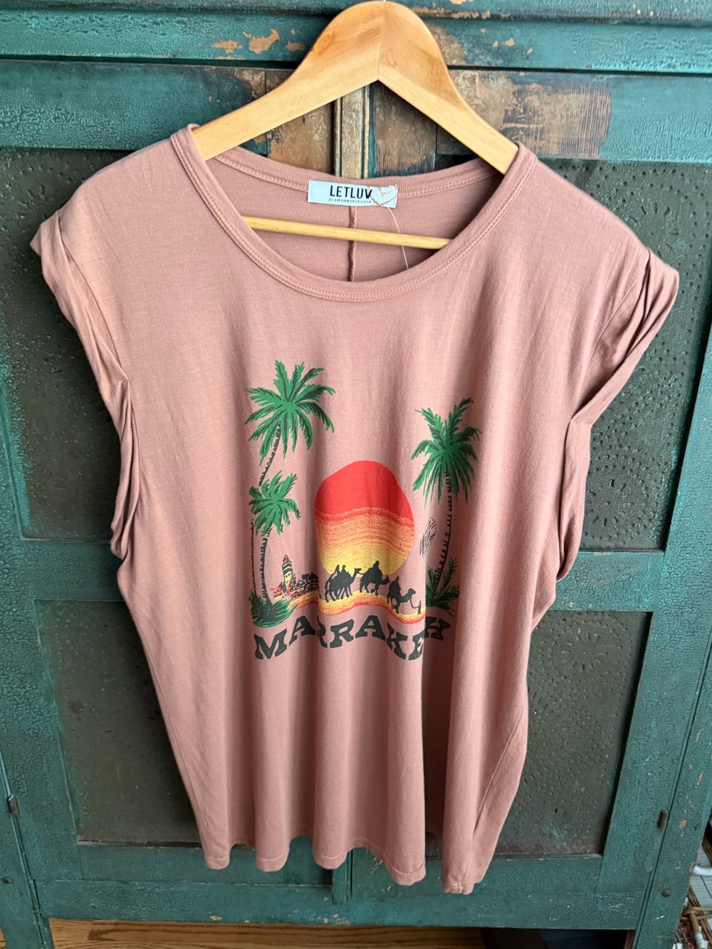LETLUV for Anthropologie Marrakech Graphic Tee - Picture 2 of 9